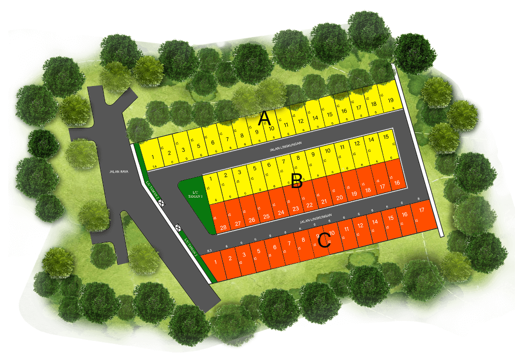 villa-gading-residence-siteplan